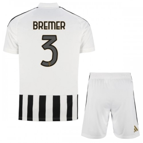 Maglia ufficiale Juventus Bremer 3 Casa 2026-27 per Bambino Maglia ufficiale Juventus Bremer 3 Casa 2026-27 per Bambino