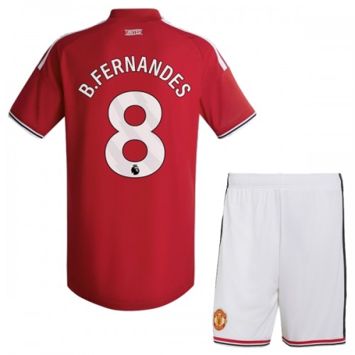 Maglia ufficiale Manchester United B. Fernandes 8 Casa 2026-27 per Bambino Maglia ufficiale Manchester United B. Fernandes 8 Casa 2026-27 per Bambino