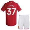 Maglia ufficiale Manchester United Mainoo 37 Casa 2026-27 per Bambino