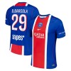 Maglia ufficiale Paris Saint Germain Bradley Barcola 29 Casa 2026-27 per Uomo Maglia ufficiale Paris Saint Germain Bradley Barcola 29 Casa 2026-27 per Uomo