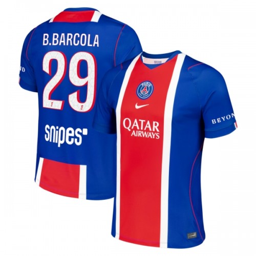 Maglia ufficiale Paris Saint Germain Bradley Barcola 29 Casa 2026-27 per Uomo Maglia ufficiale Paris Saint Germain Bradley Barcola 29 Casa 2026-27 per Uomo