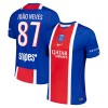 Maglia ufficiale Paris Saint Germain Joao Neves 87 Casa 2026-27 per Uomo