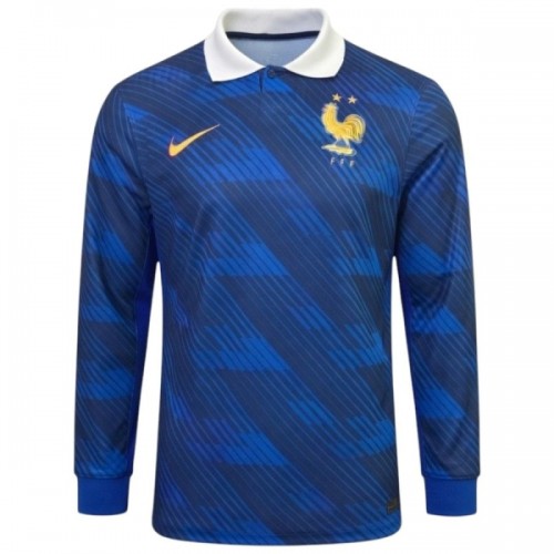 Maglia da Calcio a Maniche Lunghe Francia Casa Mondiali 2026 per Uomo Maglia da Calcio a Maniche Lunghe Francia Casa Mondiali 2026 per Uomo