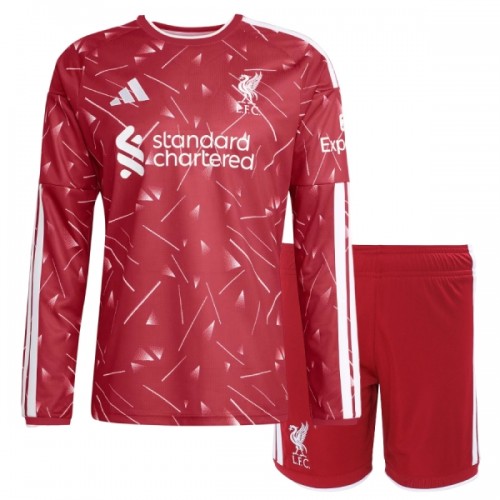Maglia da Calcio a Maniche Lunghe Liverpool Casa 2026-27 per Bambino Maglia da Calcio a Maniche Lunghe Liverpool Casa 2026-27 per Bambino