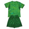 Maglia da Calcio Portiere Brasile Casa Mondiali 2026 Verde per Bambino