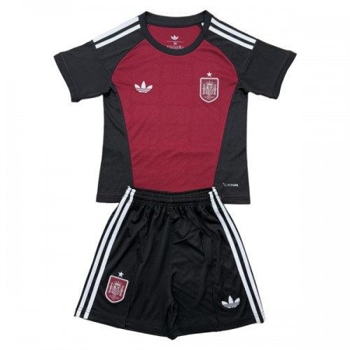 Maglia da Calcio Portiere Spagna Mondiali 2026 Rossa per Bambino Maglia da Calcio Portiere Spagna Mondiali 2026 Rossa per Bambino