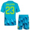 Maglia da Calcio Portiere Spagna Unai Simon 23 Mondiali 2026 per Bambino Maglia da Calcio Portiere Spagna Unai Simon 23 Mondiali 2026 per Bambino