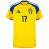 Maglia ufficiale Svezia Gyokeres 17 Casa Mondiali 2026 per Uomo