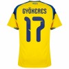 Maglia ufficiale Svezia Gyokeres 17 Casa Mondiali 2026 per Uomo