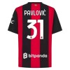 Maglia ufficiale AC Milan Pavlovic 31 Casa 2026-27 per Uomo