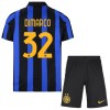 Maglia ufficiale Inter Milan Dimarco 32 Casa 2026-27 per Bambino