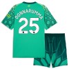 Maglia da Calcio Portiere Manchester City Donnarumma 25 Casa 2026-27 Verde per Bambino