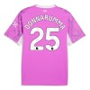 Maglia da Calcio Portiere Manchester City Donnarumma 25 Trasferta 2026-27 Rosa per Uomo