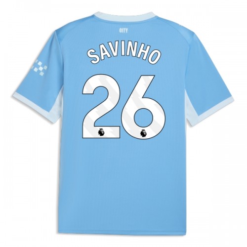 Maglia ufficiale Manchester City Savinho 26 Casa 2026-27 per Uomo Maglia ufficiale Manchester City Savinho 26 Casa 2026-27 per Uomo