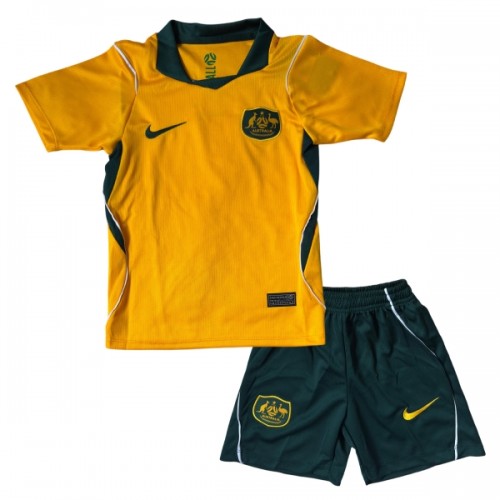 Maglia ufficiale Australia Casa Mondiali 2026 per Bambino Maglia ufficiale Australia Casa Mondiali 2026 per Bambino