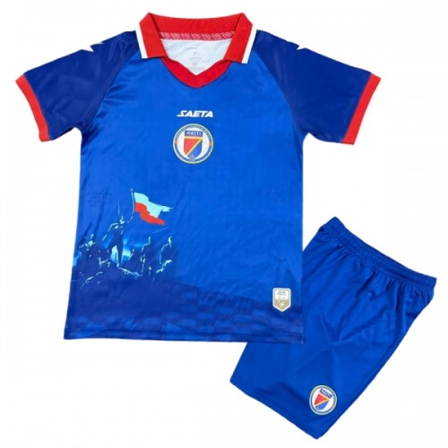 Maglia ufficiale Haiti Casa Mondiali 2026 per Bambino Maglia ufficiale Haiti Casa Mondiali 2026 per Bambino