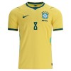 Maglia ufficiale Brasile Bruno Guimaraes 8 Casa Mondiali 2026 per Uomo