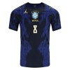 Maglia ufficiale Brasile Bruno Guimaraes 8 Trasferta Mondiali 2026 per Uomo
