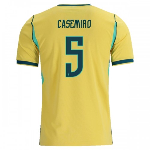 Maglia ufficiale Brasile Casemiro 5 Casa Mondiali 2026 per Uomo Maglia ufficiale Brasile Casemiro 5 Casa Mondiali 2026 per Uomo