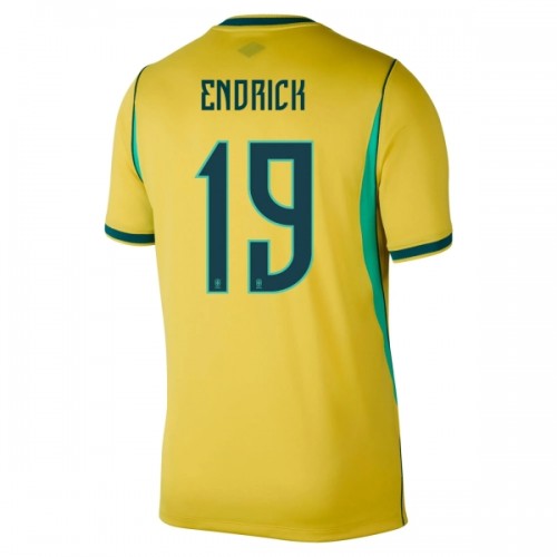 Maglia ufficiale Brasile Endrick 19 Casa Mondiali 2026 per Uomo Maglia ufficiale Brasile Endrick 19 Casa Mondiali 2026 per Uomo