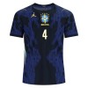 Maglia ufficiale Brasile Marquinhos 4 Trasferta Mondiali 2026 per Uomo