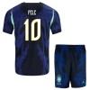 Maglia ufficiale Brasile Pele 10 Trasferta Mondiali 2026 per Bambino Maglia ufficiale Brasile Pele 10 Trasferta Mondiali 2026 per Bambino