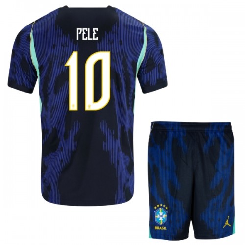 Maglia ufficiale Brasile Pele 10 Trasferta Mondiali 2026 per Bambino Maglia ufficiale Brasile Pele 10 Trasferta Mondiali 2026 per Bambino