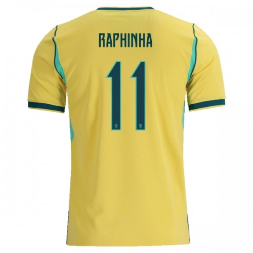 Maglia ufficiale Brasile Raphinha 11 Casa Mondiali 2026 per Uomo Maglia ufficiale Brasile Raphinha 11 Casa Mondiali 2026 per Uomo