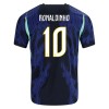 Maglia ufficiale Brasile Ronaldinho 10 Trasferta Mondiali 2026 per Uomo