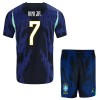 Maglia ufficiale Brasile Vini JR. 7 Trasferta Mondiali 2026 per Bambino