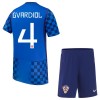 Maglia ufficiale Croazia Gvardiol 4 Trasferta Mondiali 2026 per Bambino Maglia ufficiale Croazia Gvardiol 4 Trasferta Mondiali 2026 per Bambino