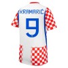 Maglia ufficiale Croazia Kramaric 9 Casa Mondiali 2026 per Uomo Maglia ufficiale Croazia Kramaric 9 Casa Mondiali 2026 per Uomo