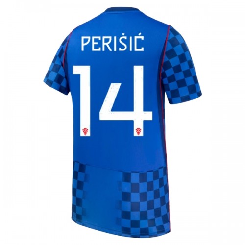 Maglia ufficiale Croazia Perišić 14 Trasferta Mondiali 2026 per Uomo Maglia ufficiale Croazia Perišić 14 Trasferta Mondiali 2026 per Uomo