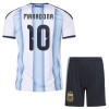Maglia ufficiale Argentina Maradona 10 Casa Mondiali 2026 per Bambino