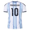 Maglia ufficiale Argentina Maradona 10 Casa Mondiali 2026 per Bambino