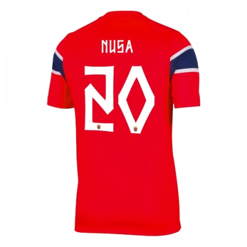 Maglia ufficiale Norvegia Nusa 7 Casa Mondiali 2026 per Uomo Maglia ufficiale Norvegia Nusa 7 Casa Mondiali 2026 per Uomo
