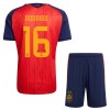 Maglia ufficiale Spagna 2 Stars Rodrigo 16 Casa Mondiali 2026 per Bambino Maglia ufficiale Spagna 2 Stars Rodrigo 16 Casa Mondiali 2026 per Bambino