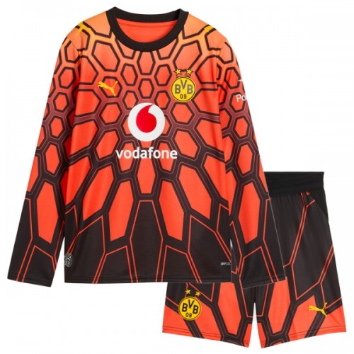 Maglia da Calcio Portiere a Maniche Lunghe Borussia Dortmund Orange Version Casa 2026-27 per Bambino Maglia da Calcio Portiere a Maniche Lunghe Borussia Dortmund Orange Version Casa 2026-27 per Bambino