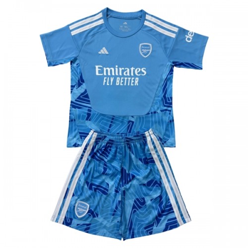 Maglia da Calcio Portiere Arsenal 2026-27 Blu per Bambino Maglia da Calcio Portiere Arsenal 2026-27 Blu per Bambino