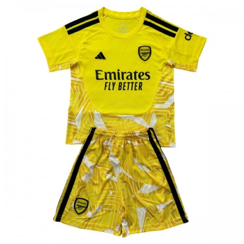 Maglia da Calcio Portiere Arsenal 2026-27 Gialla per Bambino Maglia da Calcio Portiere Arsenal 2026-27 Gialla per Bambino