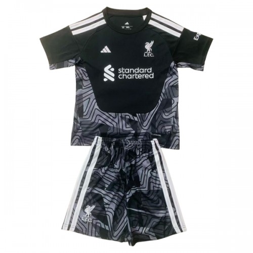 Maglia da Calcio Portiere Liverpool 2026-27 Nera per Bambino Maglia da Calcio Portiere Liverpool 2026-27 Nera per Bambino
