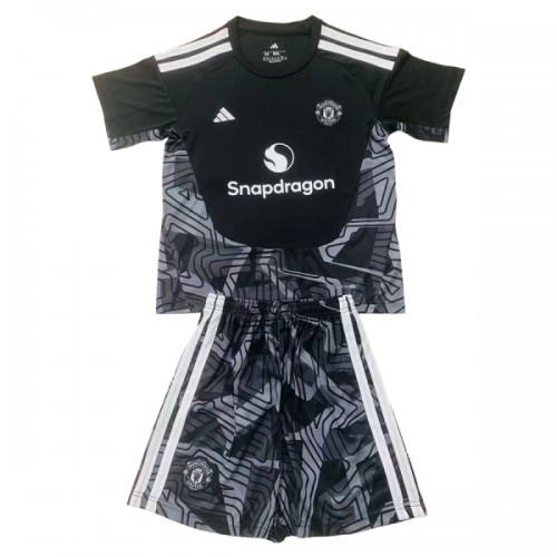 Maglia da Calcio Portiere Manchester United 2026-27 Nera per Bambino Maglia da Calcio Portiere Manchester United 2026-27 Nera per Bambino