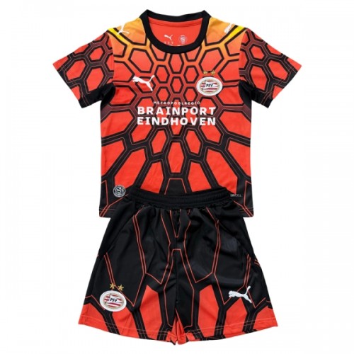 Maglia da Calcio Portiere PSV Eindhoven Orange Version 2026-27 per Bambino Maglia da Calcio Portiere PSV Eindhoven Orange Version 2026-27 per Bambino