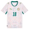 Maglia ufficiale Senegal Sarr 18 Casa Mondiali 2026 per Uomo