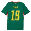 Maglia ufficiale Senegal Sarr 18 Trasferta Mondiali 2026 per Uomo Maglia ufficiale Senegal Sarr 18 Trasferta Mondiali 2026 per Uomo
