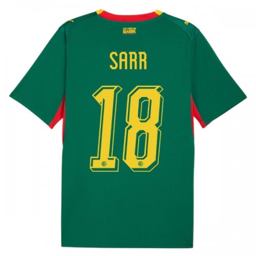 Maglia ufficiale Senegal Sarr 18 Trasferta Mondiali 2026 per Uomo Maglia ufficiale Senegal Sarr 18 Trasferta Mondiali 2026 per Uomo