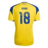 Maglia ufficiale Svezia Ayari 18 Casa Mondiali 2026 per Uomo Maglia ufficiale Svezia Ayari 18 Casa Mondiali 2026 per Uomo