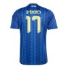 Maglia ufficiale Svezia Gyokeres 17 Trasferta Mondiali 2026 per Uomo Maglia ufficiale Svezia Gyokeres 17 Trasferta Mondiali 2026 per Uomo