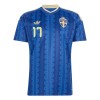 Maglia ufficiale Svezia Gyokeres 17 Trasferta Mondiali 2026 per Uomo
