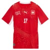 Maglia ufficiale Svizzera Vargas 17 Casa Mondiali 2026 per Uomo